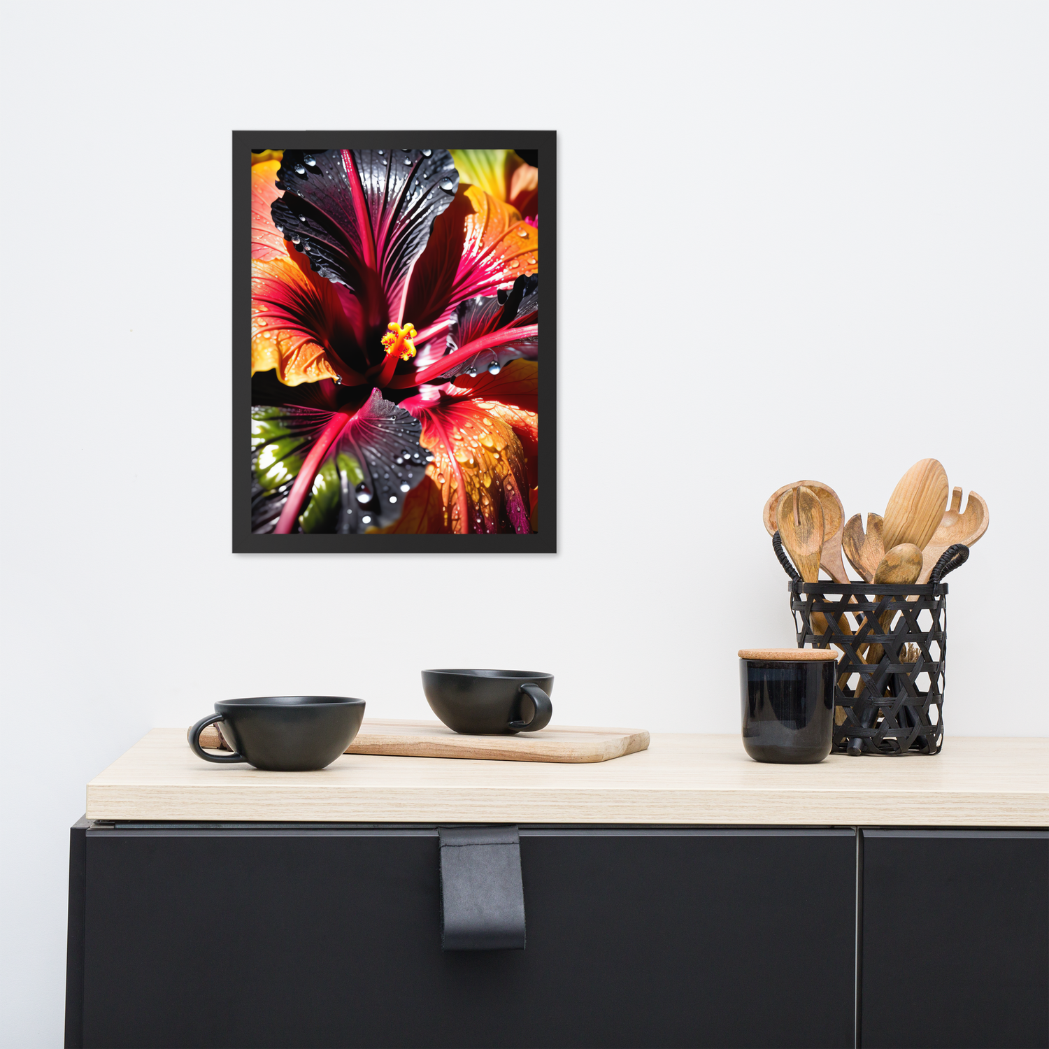 Framed Wall Art - Hibiscus Tropics