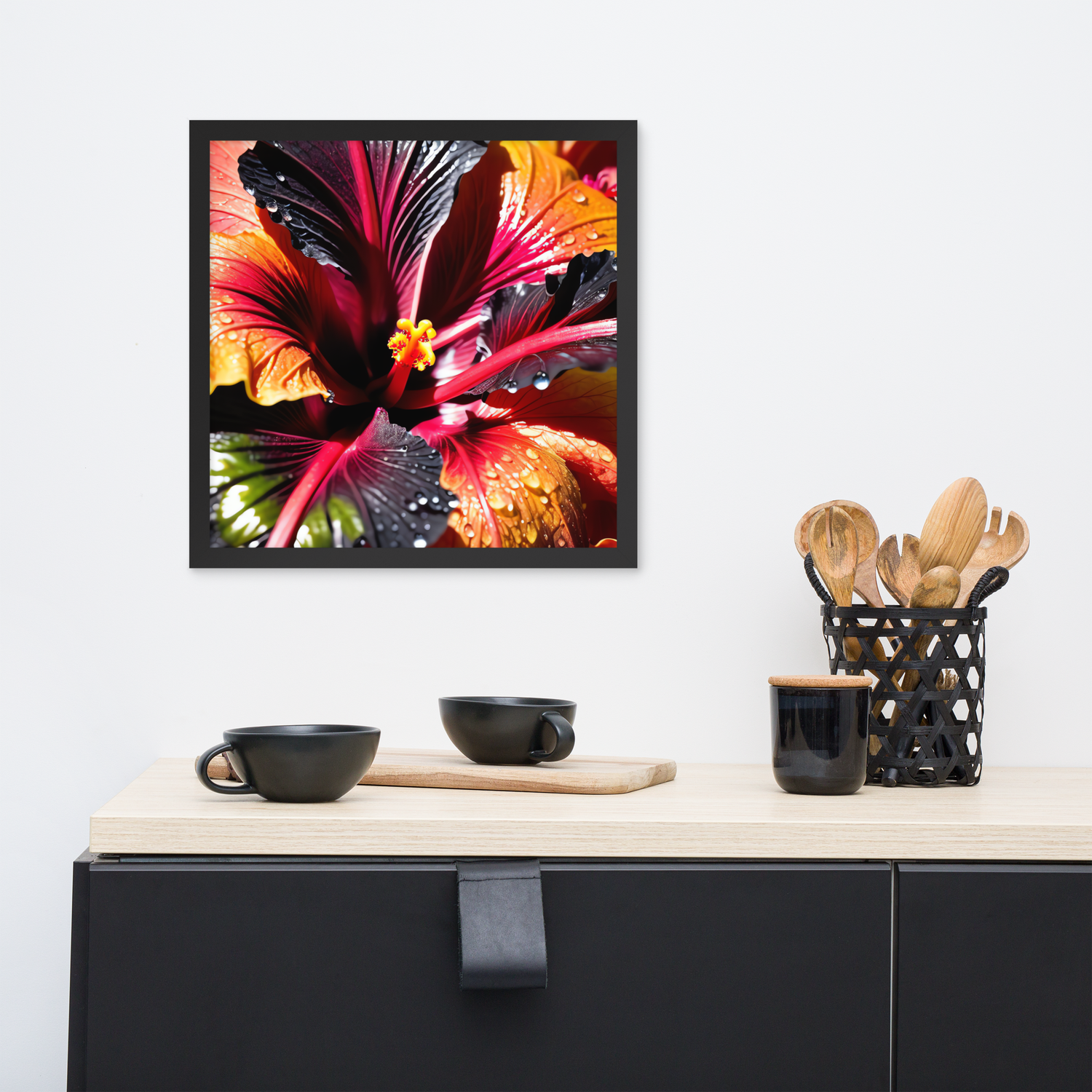 Framed Wall Art - Hibiscus Tropics