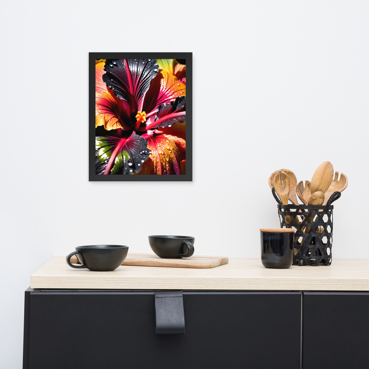 Framed Wall Art - Hibiscus Tropics