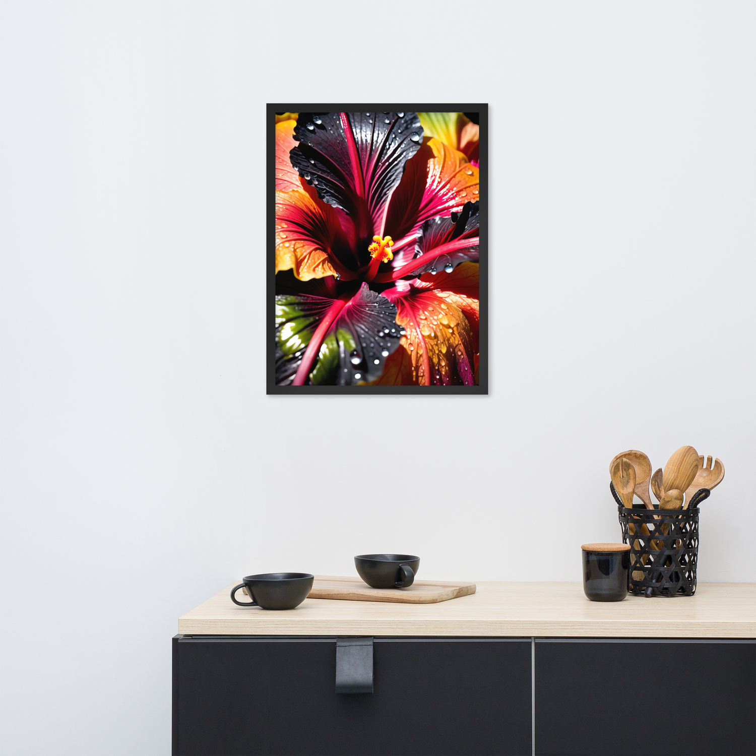 Framed Wall Art - Hibiscus Tropics
