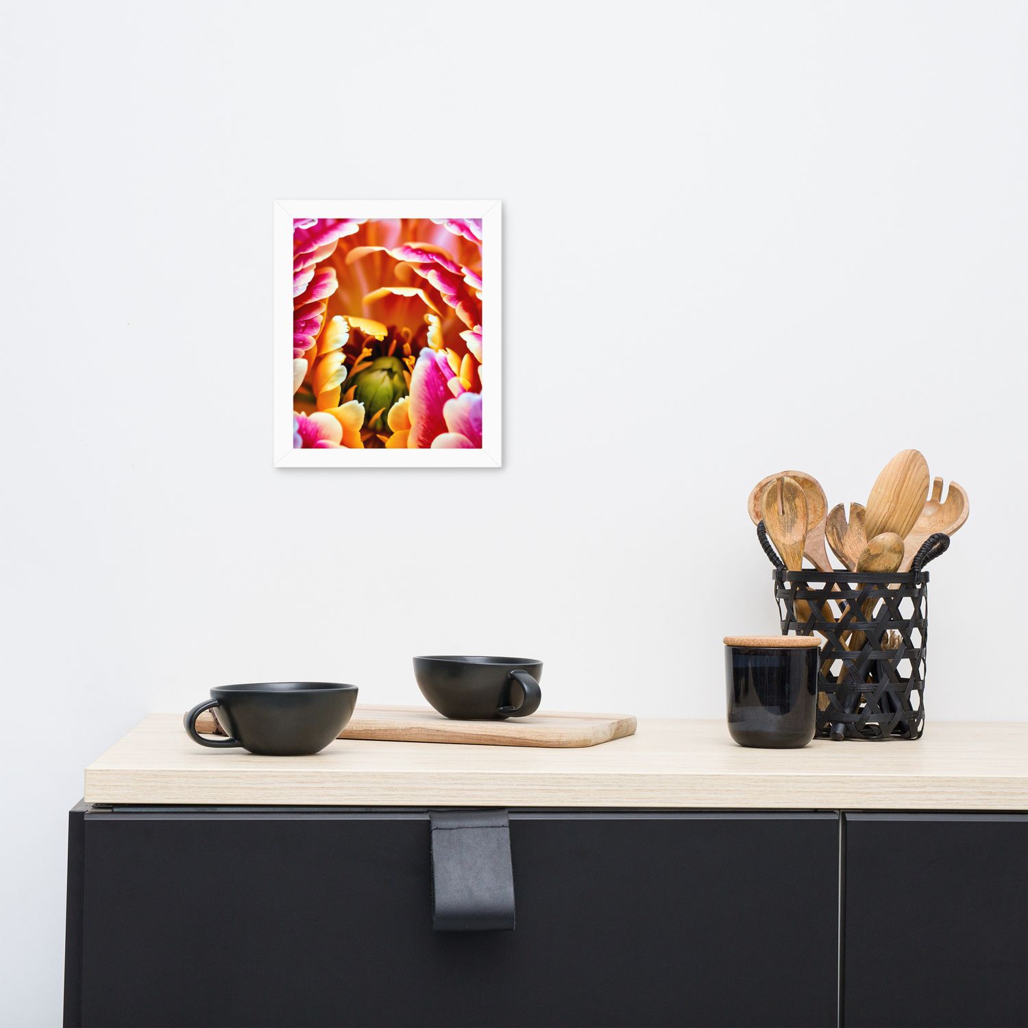 Framed Wall Art - Poised Peonies