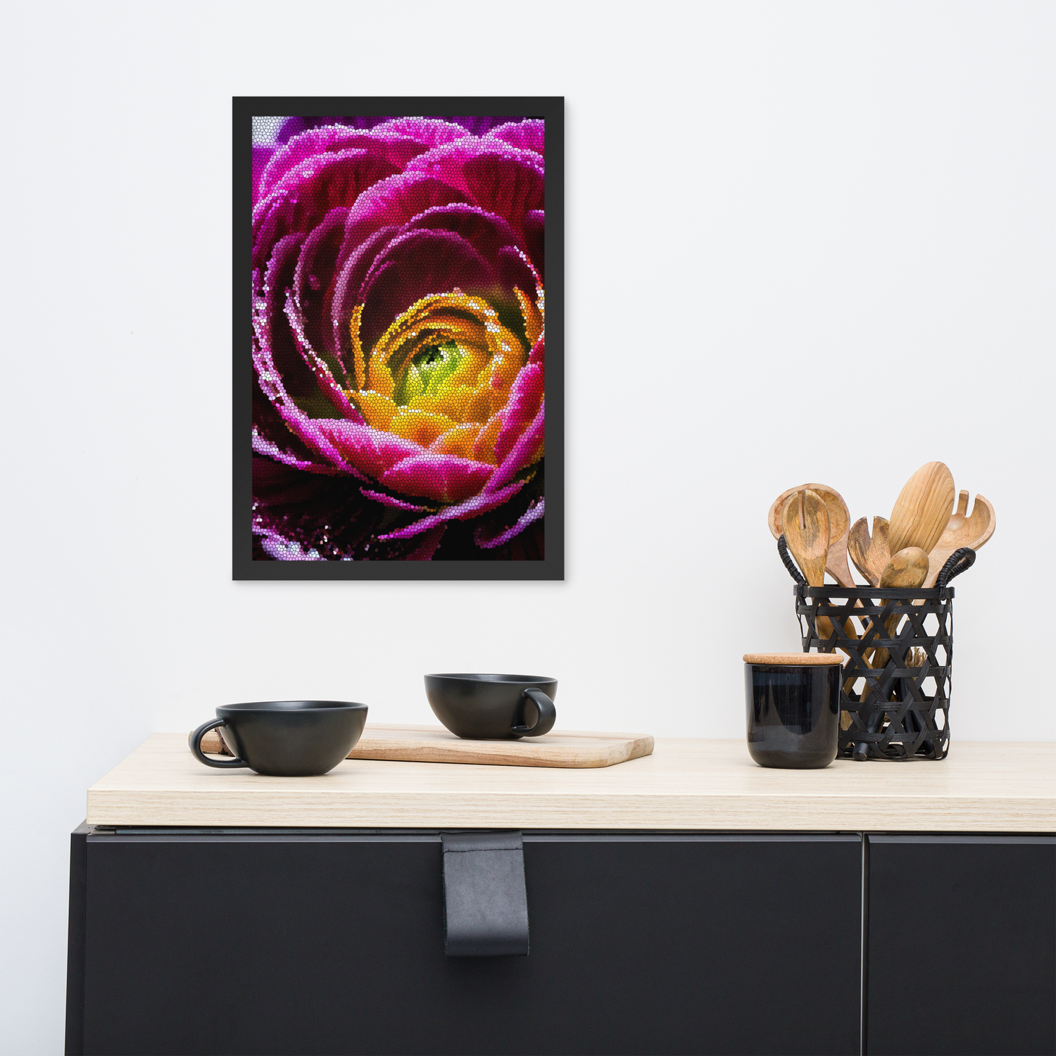 Framed Wall Art - Pearly Peony