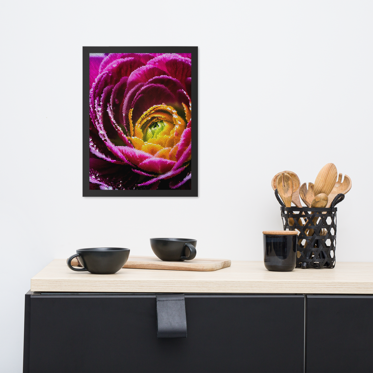 Framed Wall Art - Pearly Peony