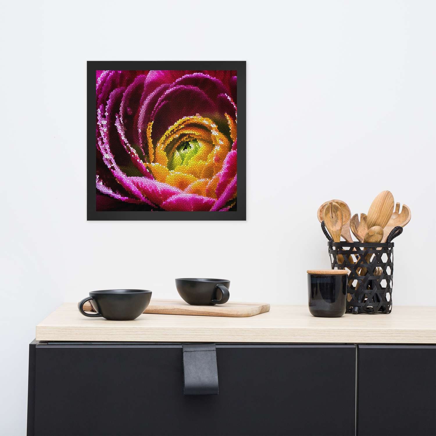 Framed Wall Art - Pearly Peony