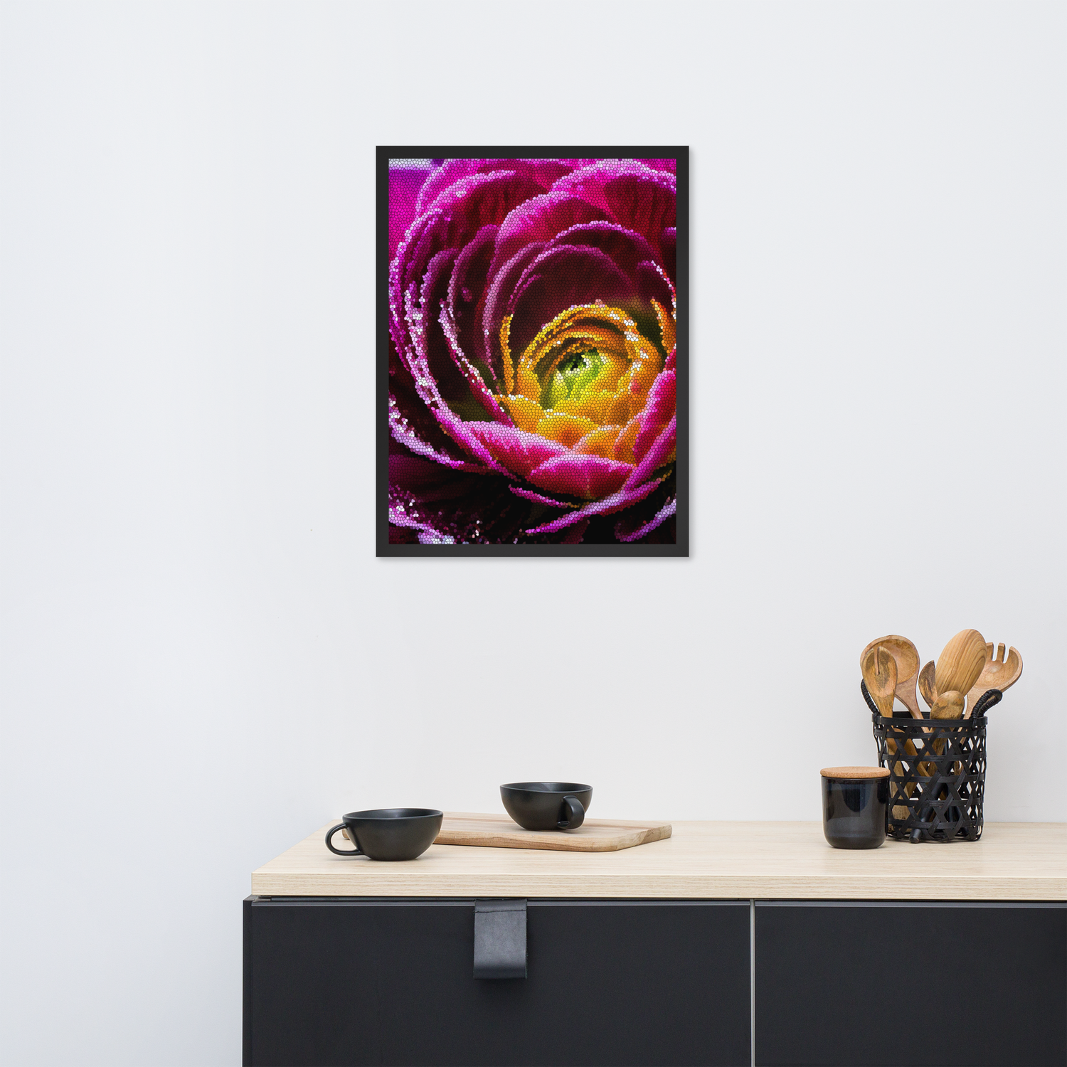 Framed Wall Art - Pearly Peony
