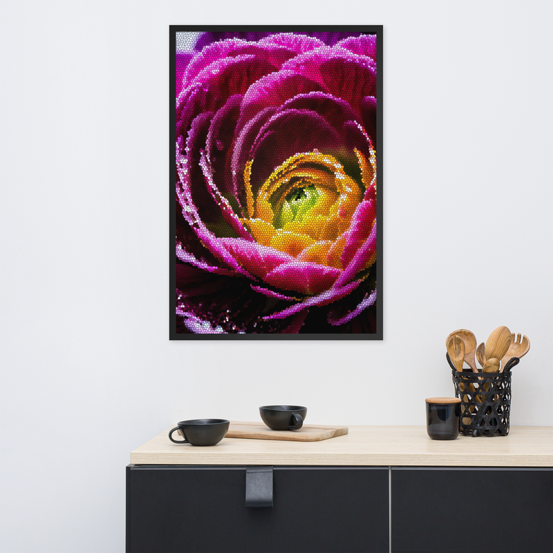 Framed Wall Art - Pearly Peony
