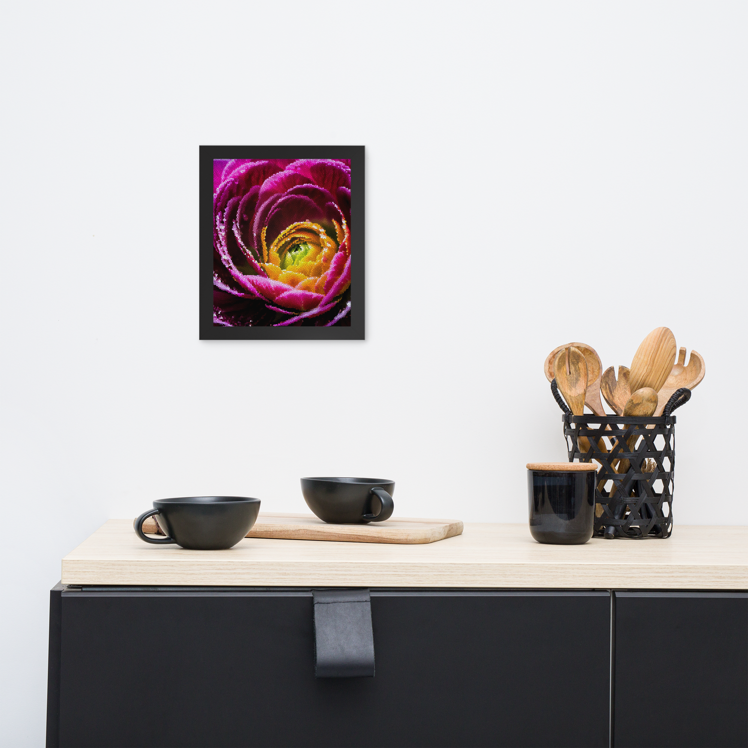 Framed Wall Art - Pearly Peony
