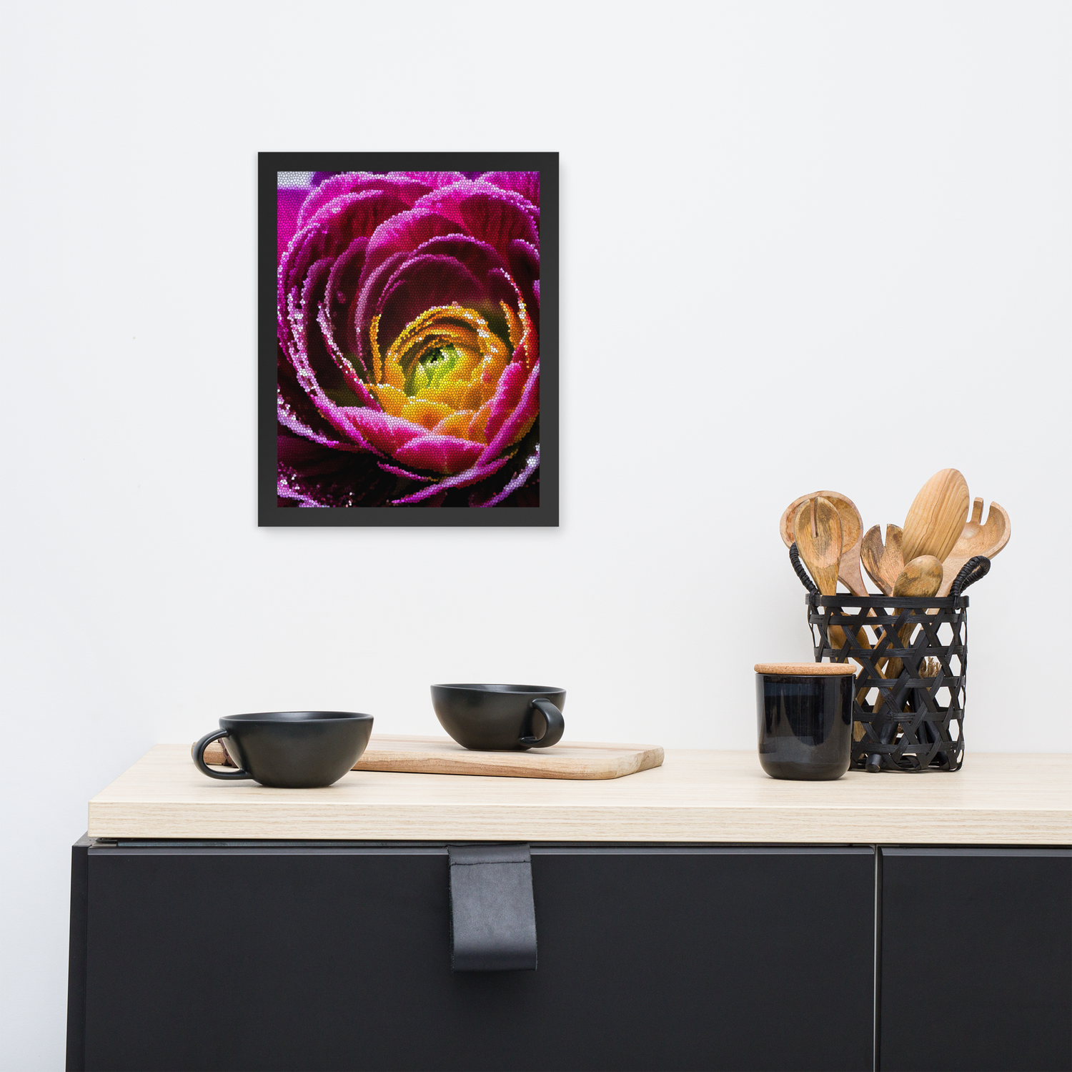 Framed Wall Art - Pearly Peony