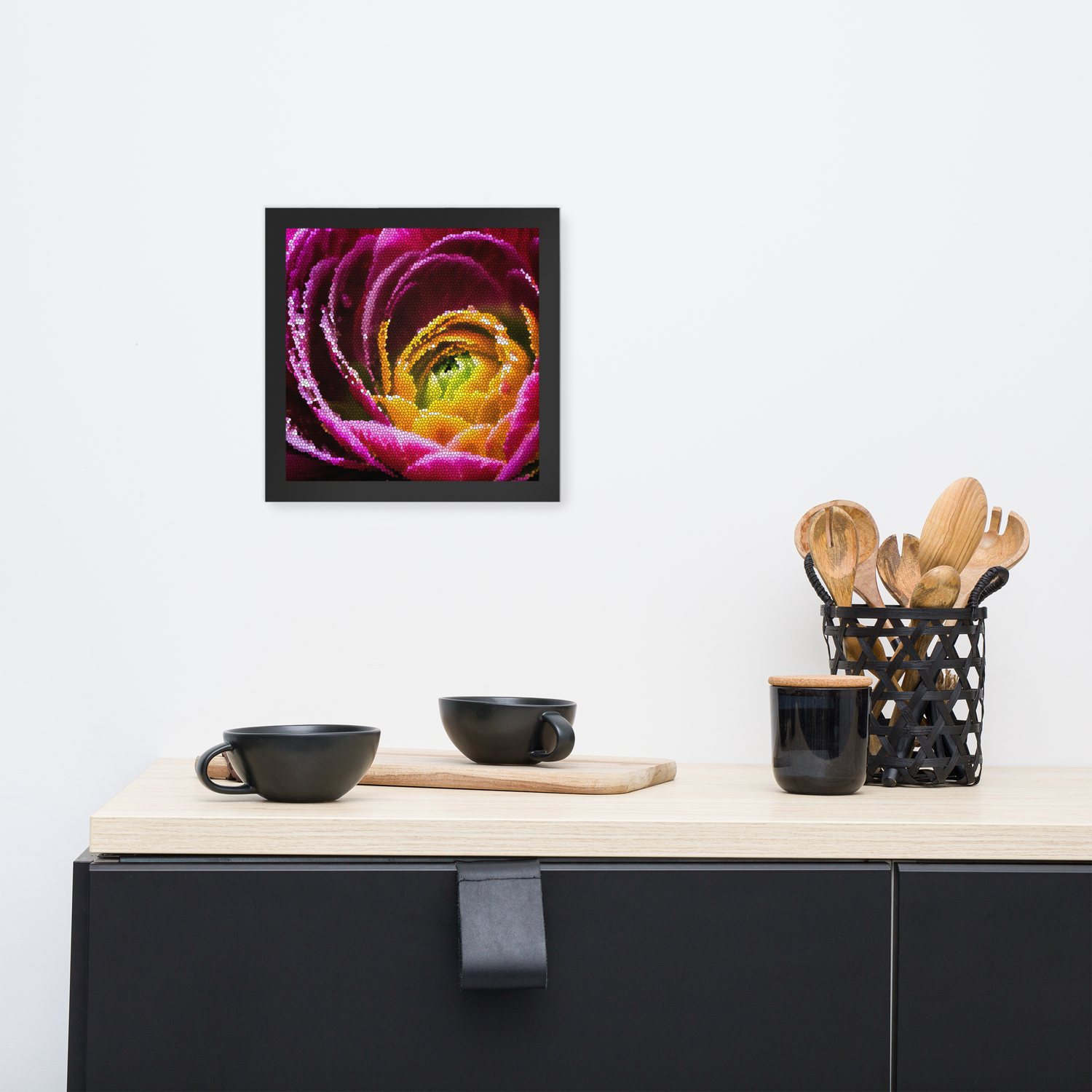 Framed Wall Art - Pearly Peony