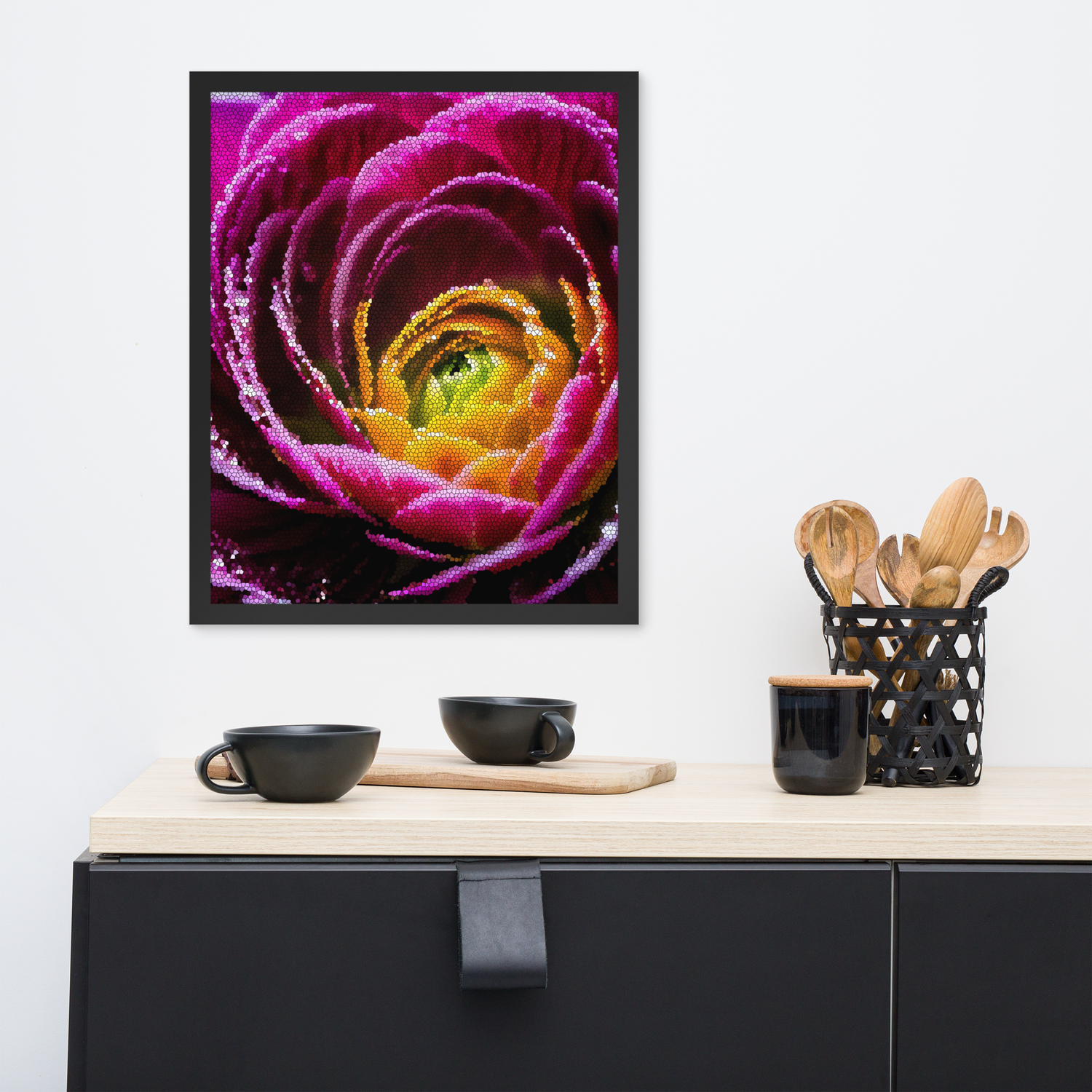 Framed Wall Art - Pearly Peony