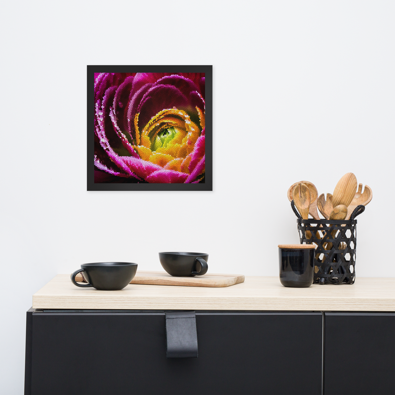 Framed Wall Art - Pearly Peony