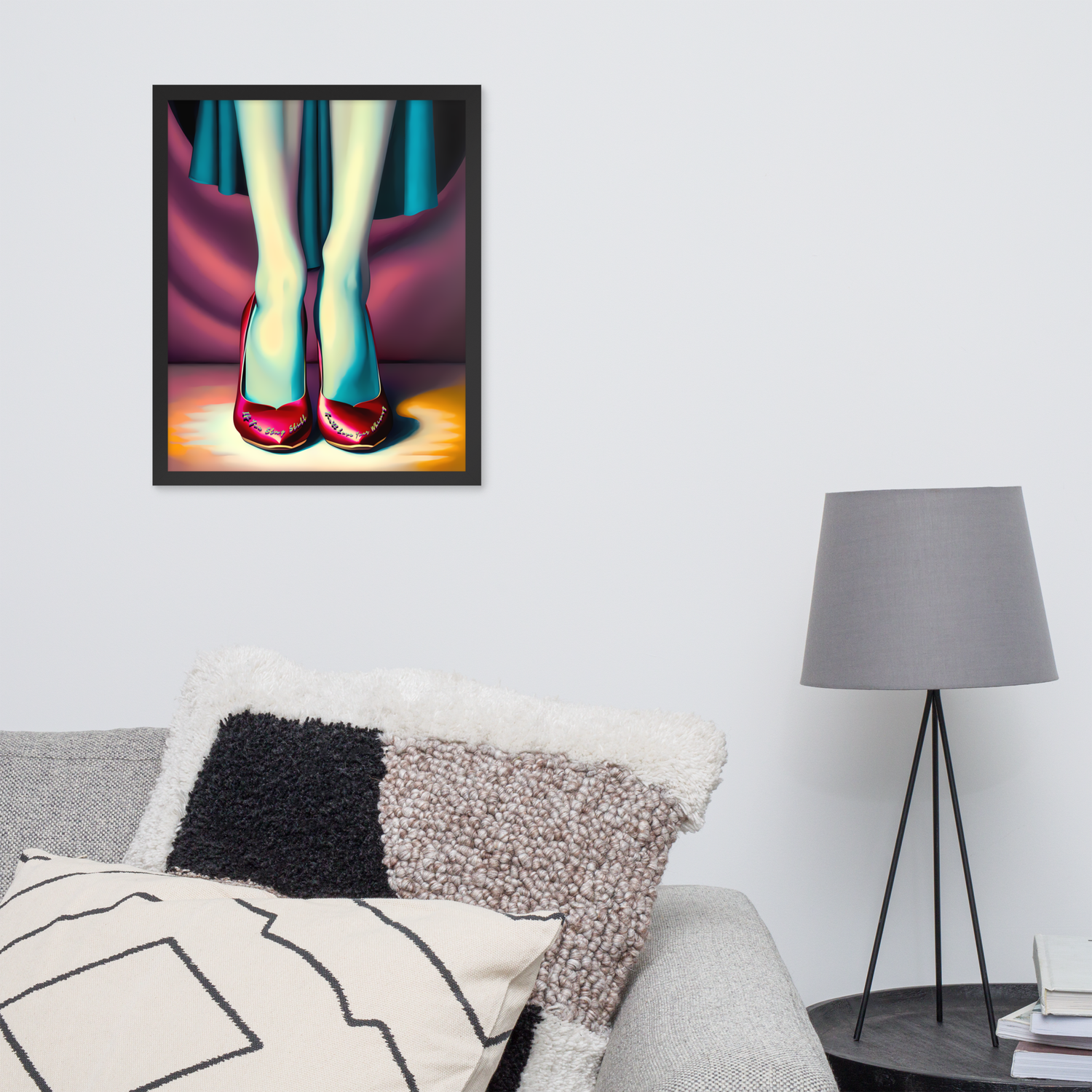 Framed Wall Art - Standing Whimsy