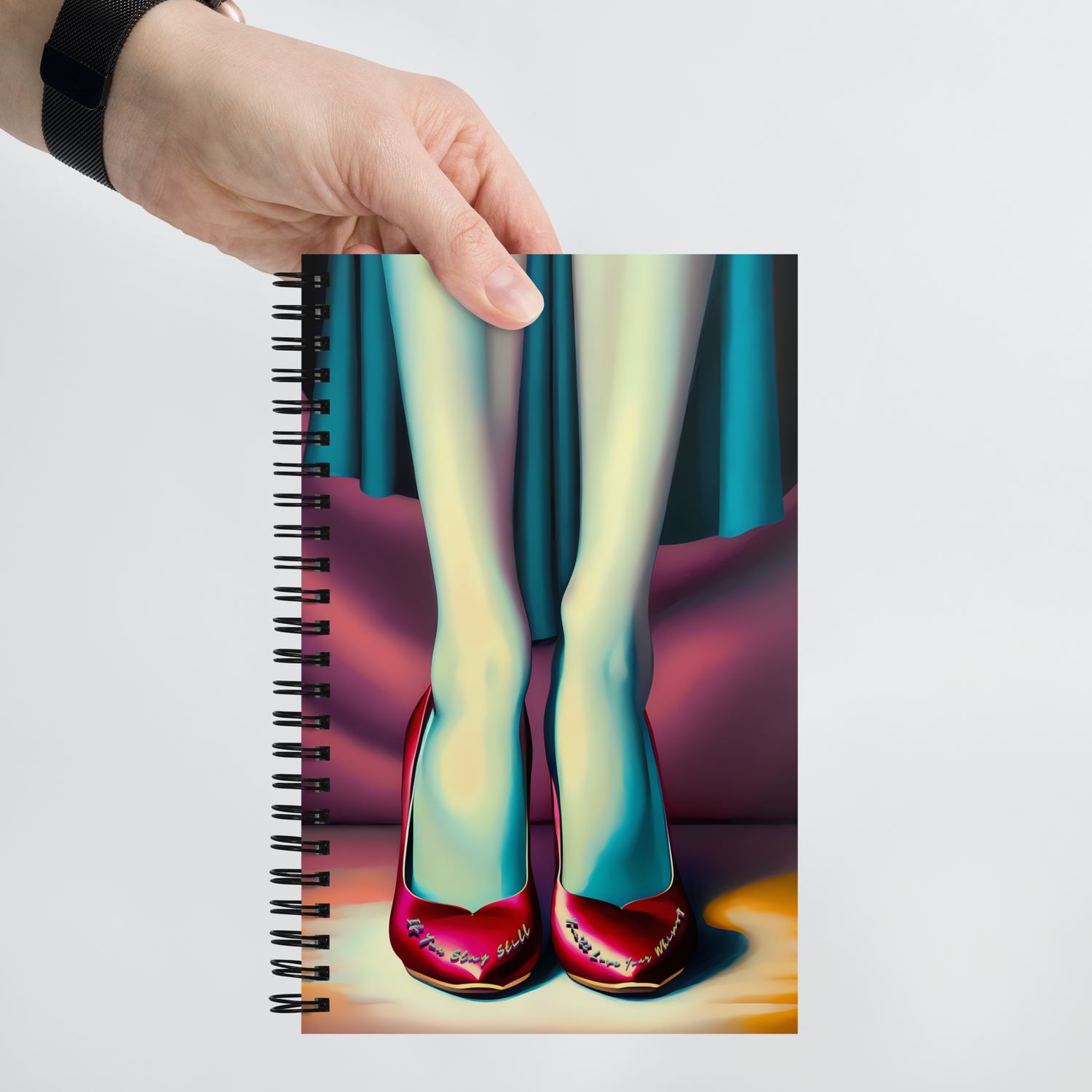 Spiral notebook - Standing Whimsy