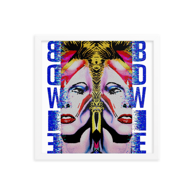 Framed Wall Art - Bow Down To Bowie