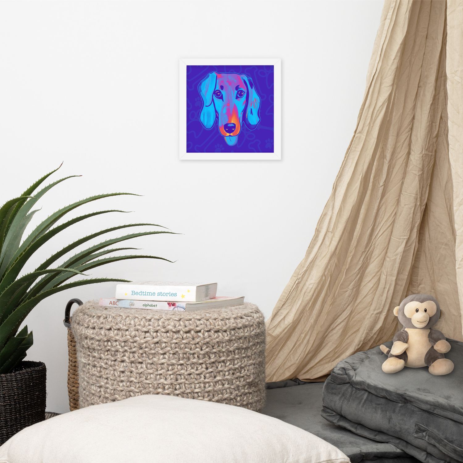 Framed Wall Art - Dachshund Licks &amp; Kisses