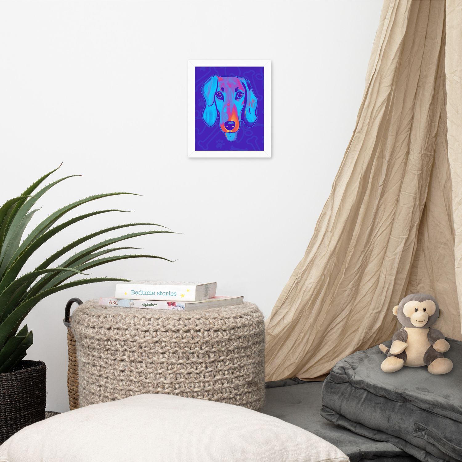 Framed Wall Art - Dachshund Licks &amp; Kisses