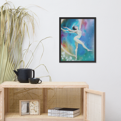 Framed Wall Art - Swirled Away Shame