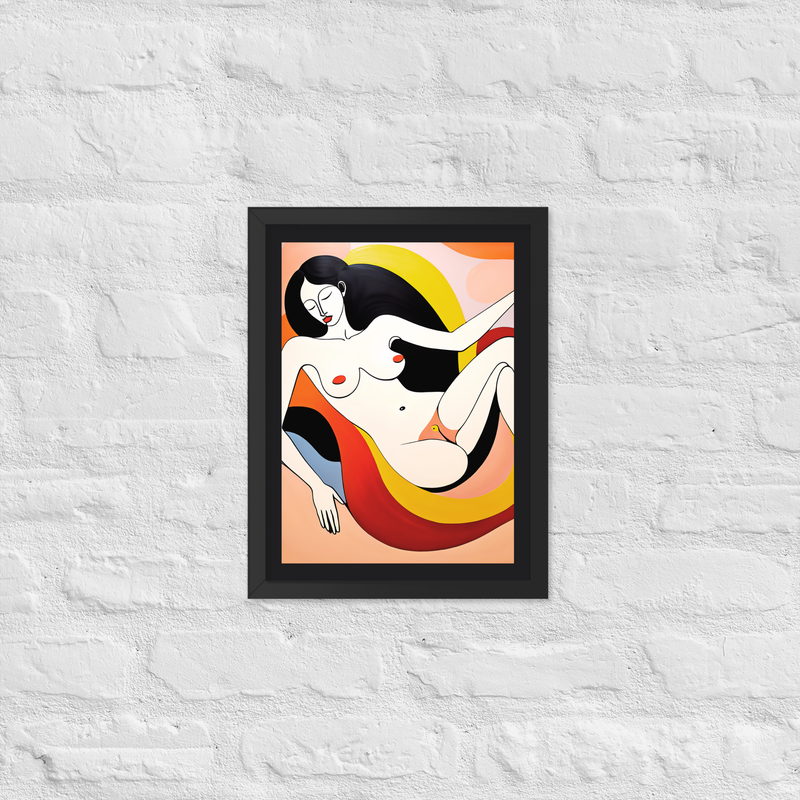Framed Wall Art - Femininity Lines