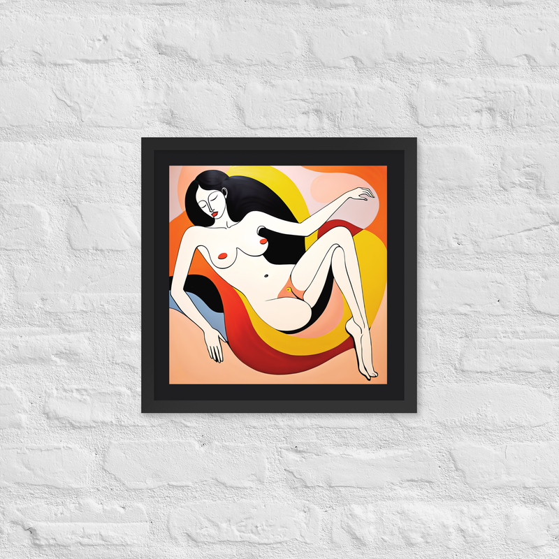 Framed Wall Art - Femininity Lines