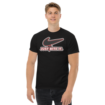 Unisex classic tee - Halloween - Just Bite It - Vampire Swoosh