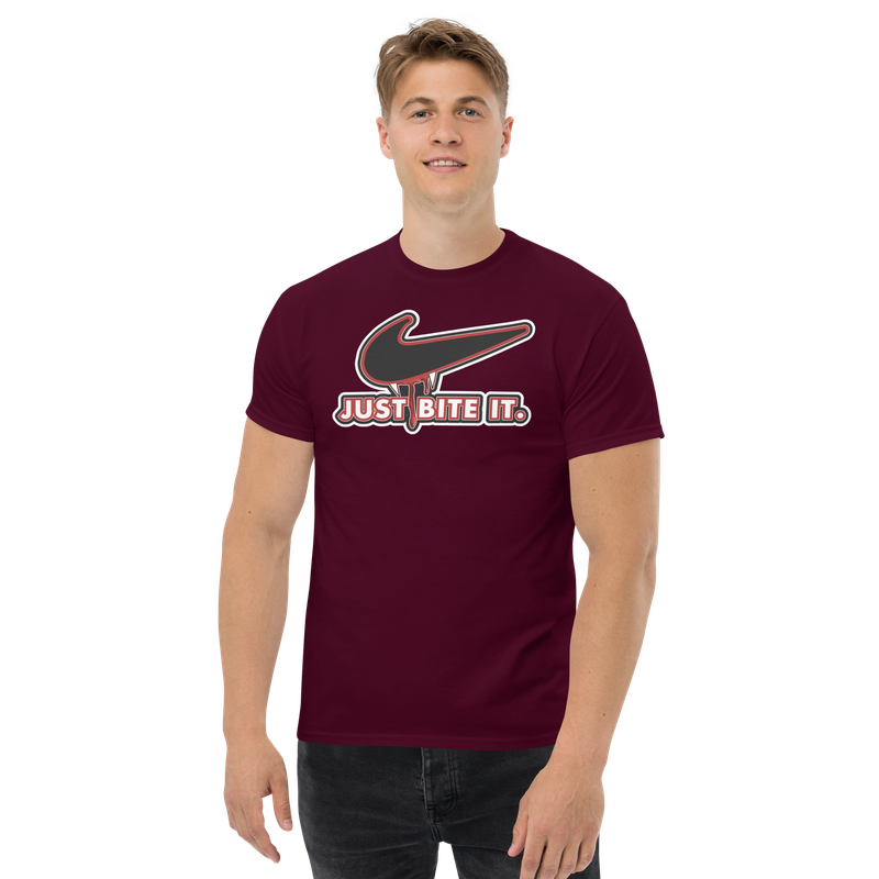 Unisex classic tee - Halloween - Just Bite It - Vampire Swoosh