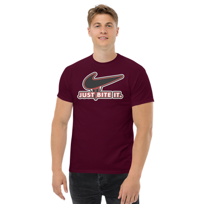Unisex classic tee - Halloween - Just Bite It - Vampire Swoosh