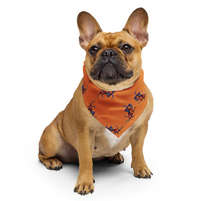 Scarf | Bandana - Dachshund Halloweenie Icon - Pumpkin Spice