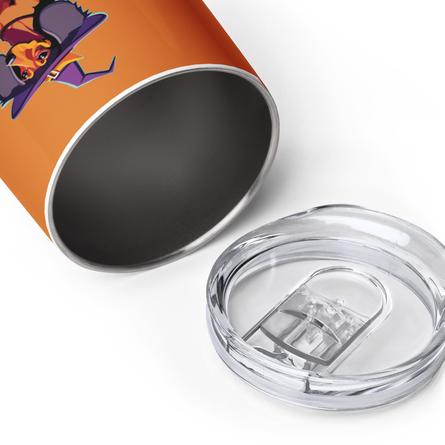 Wine tumbler - Dachshund Halloweenie - Pumpkin Spice