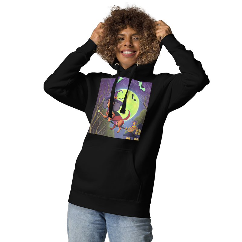 Unisex Hoodie - Dachshund Halloween: a Halloweenie!