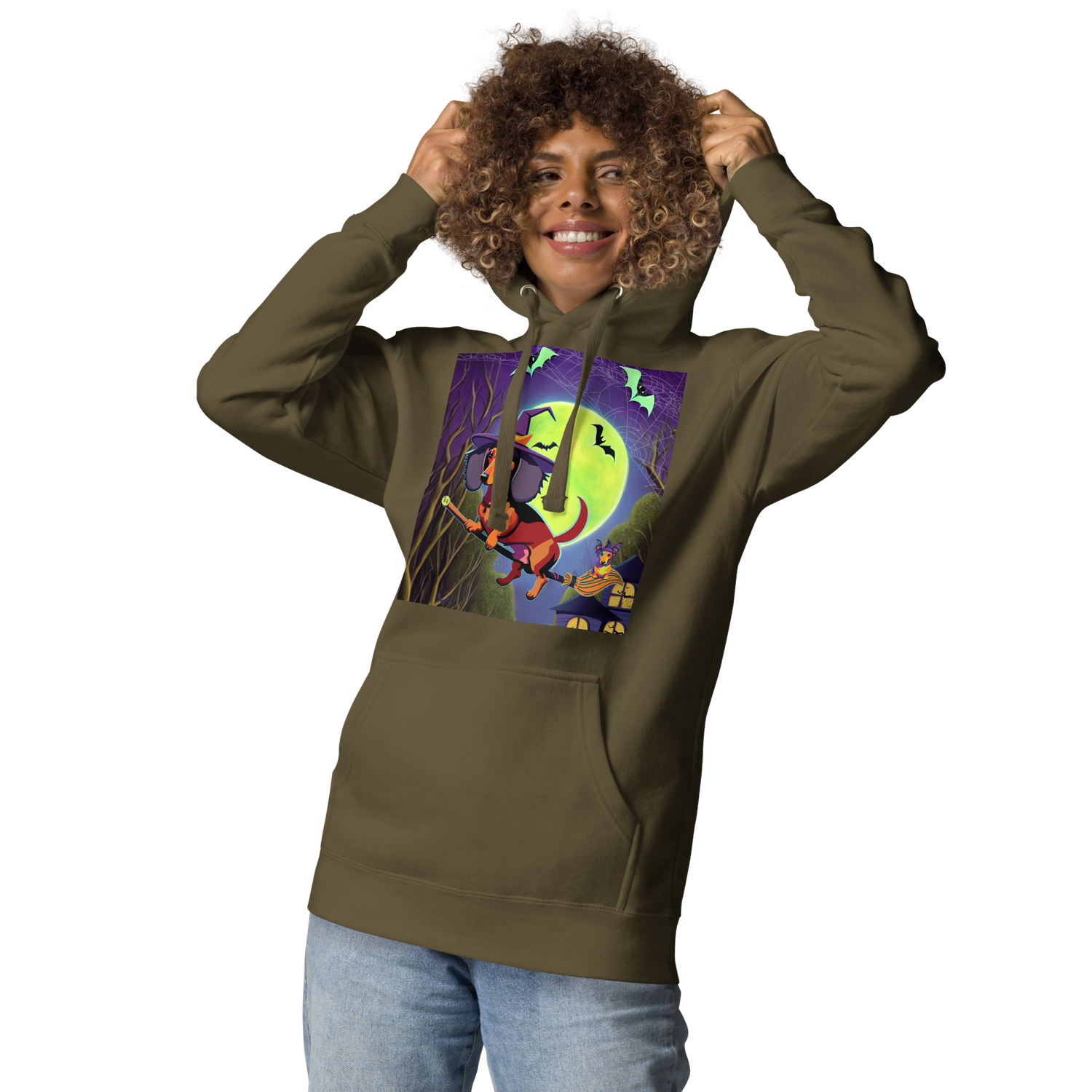 Unisex Hoodie - Dachshund Halloween: a Halloweenie!