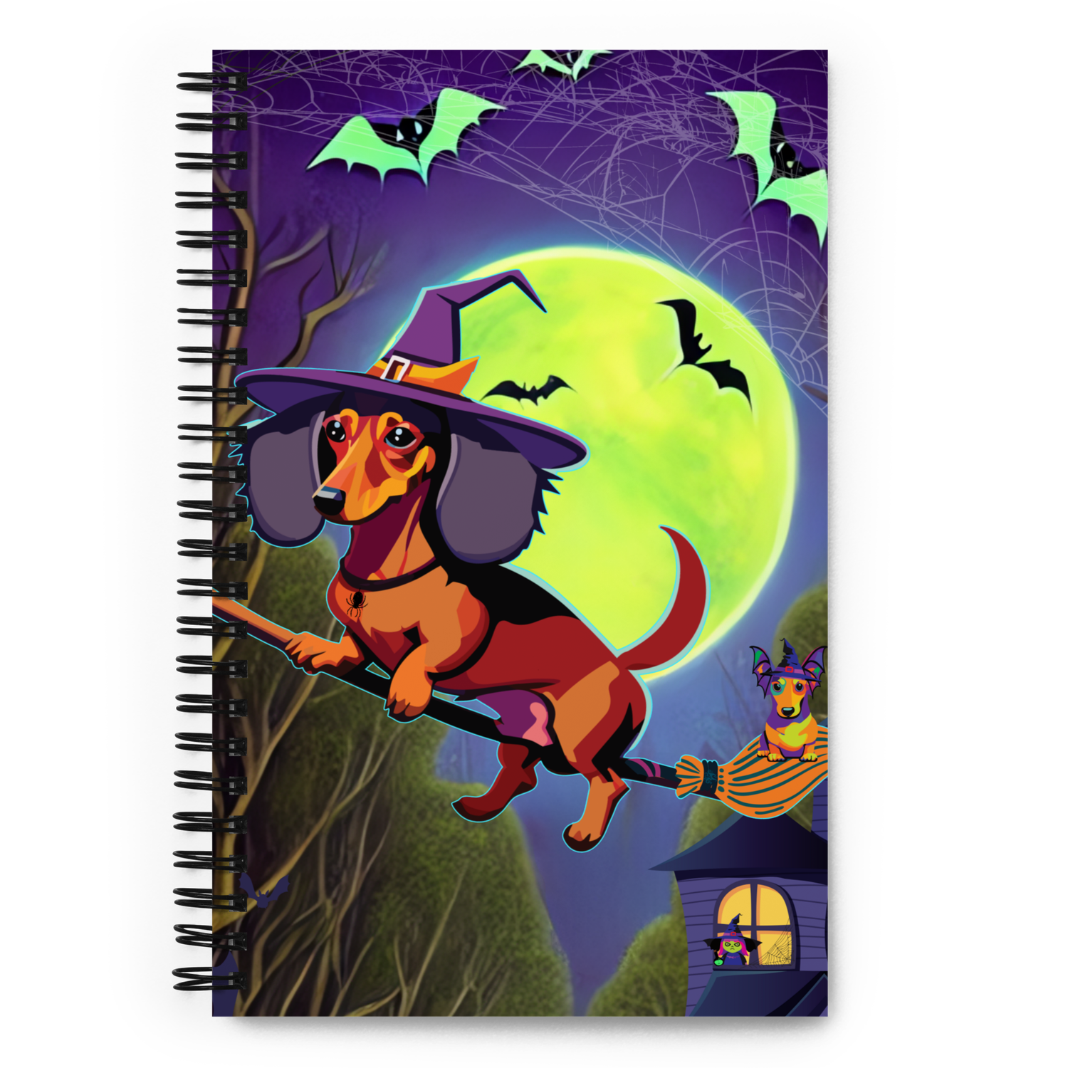 Spiral notebook - Dachshund Halloween: a Halloweenie!