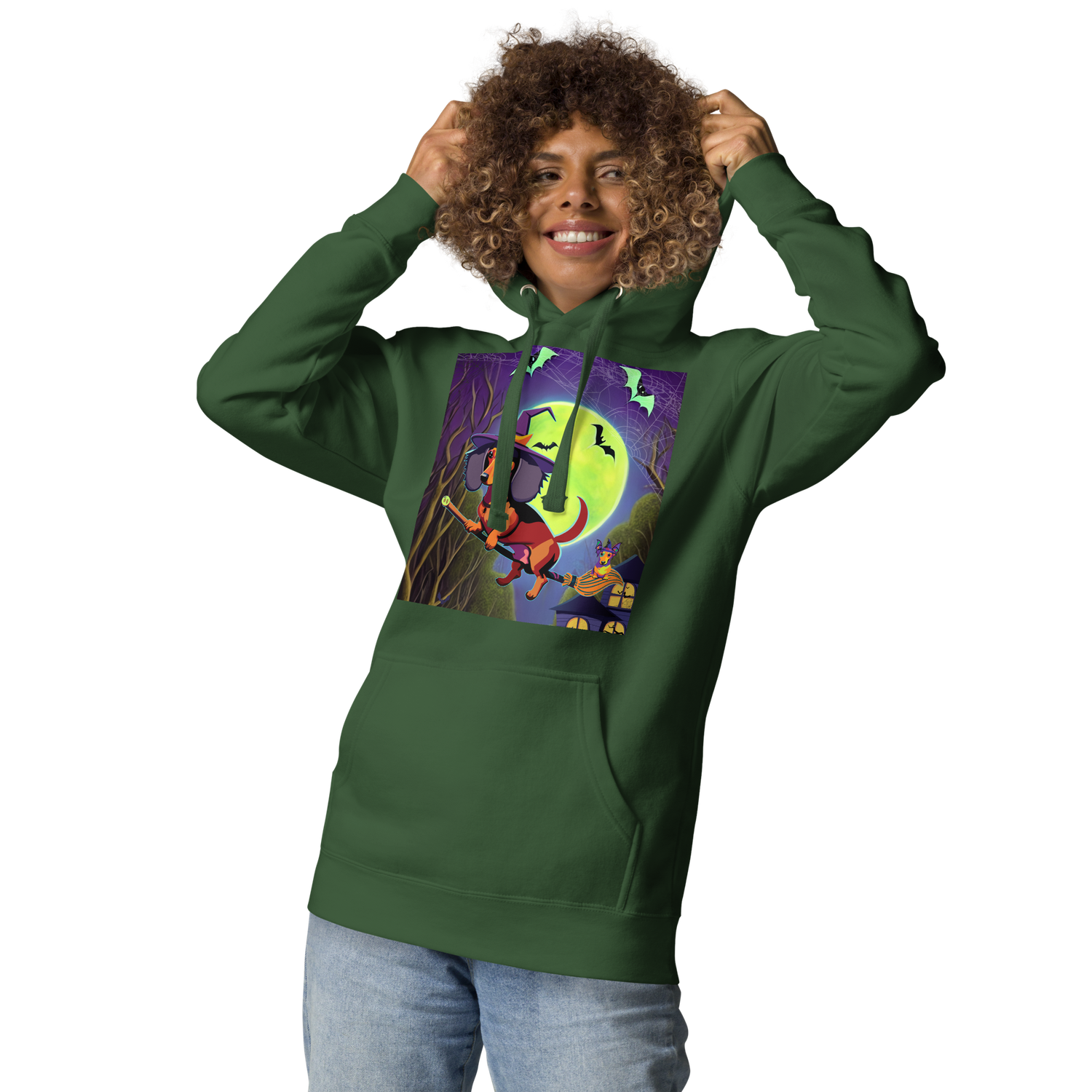 Unisex Hoodie - Dachshund Halloween: a Halloweenie!
