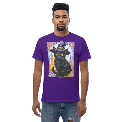 Unisex classic tee - Halloween - Black Cat Witch