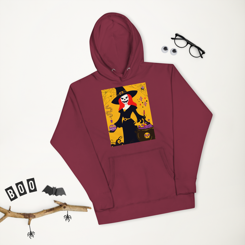 Unisex Hoodie - Halloween - Pumpkin Spice Witch