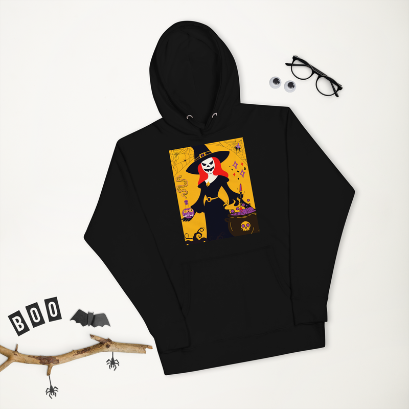 Unisex Hoodie - Halloween - Pumpkin Spice Witch