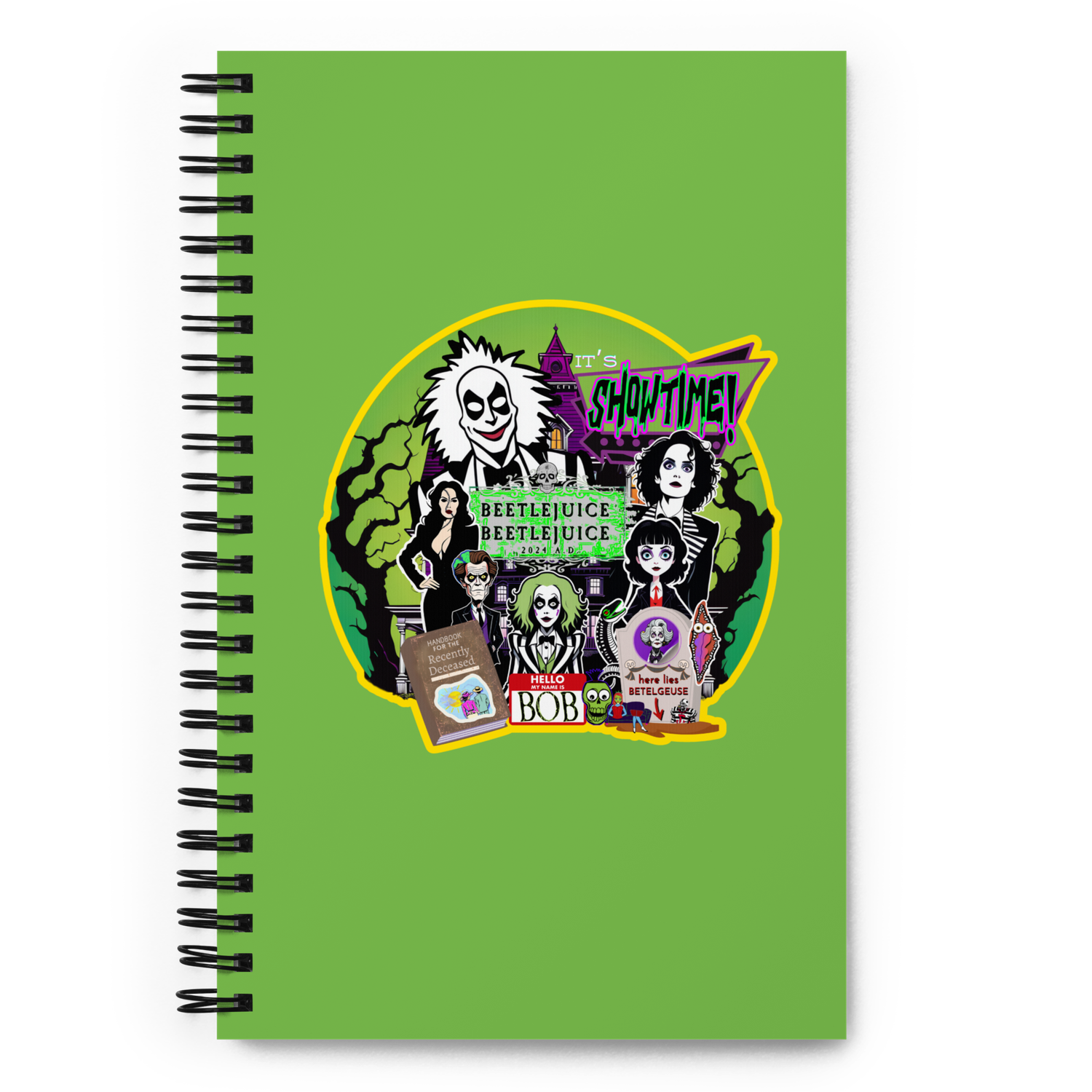 Spiral notebook - It&#39;s Showtime In The Netherworld - Beetlejuice, Beetlejuice!