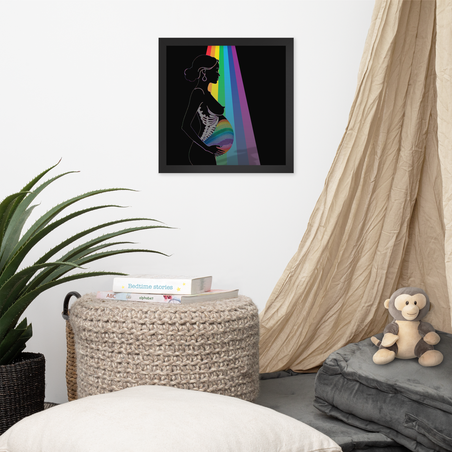 Framed Wall Art - Motherhood - Rainbow Baby