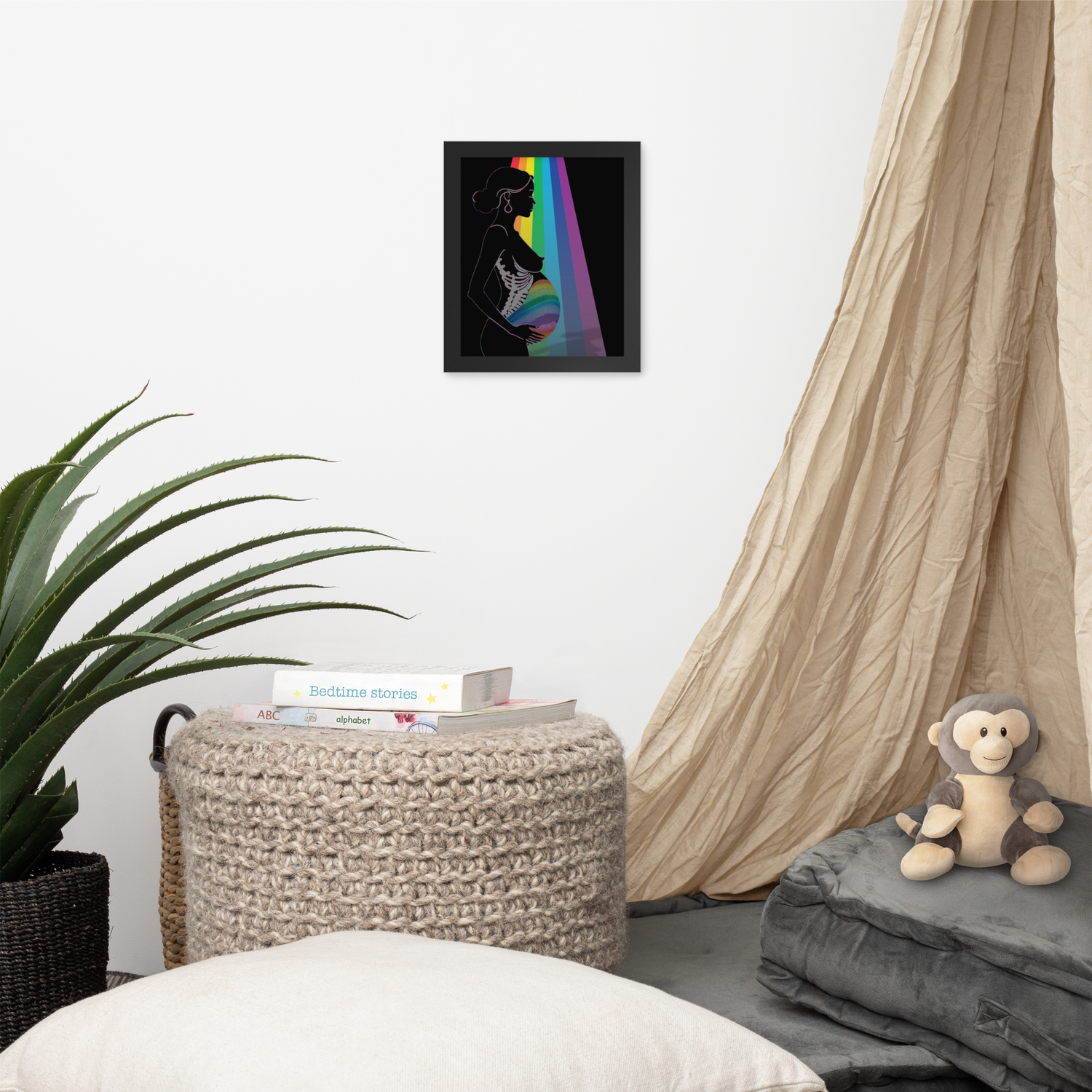 Framed Wall Art - Motherhood - Rainbow Baby