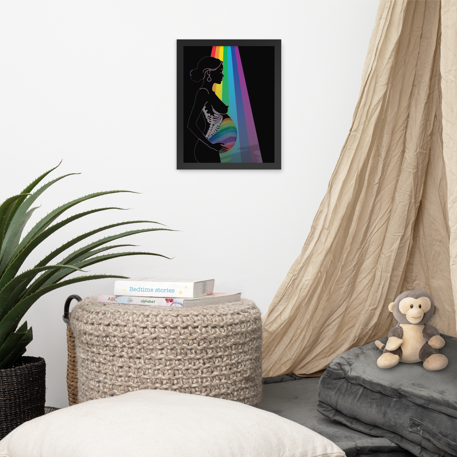 Framed Wall Art - Motherhood - Rainbow Baby