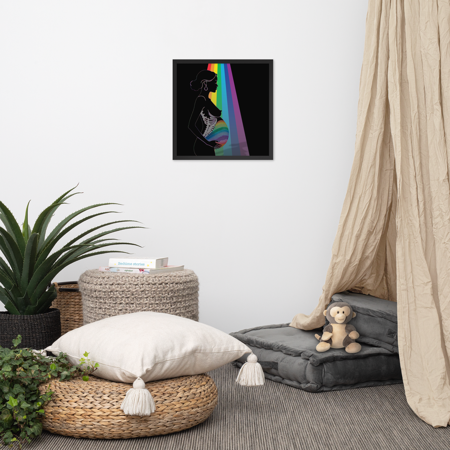 Framed Wall Art - Motherhood - Rainbow Baby