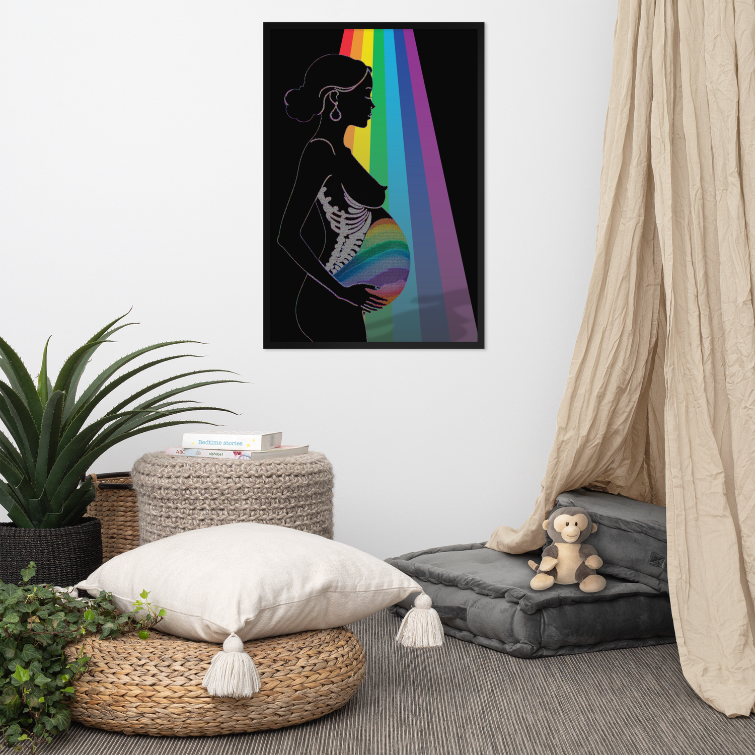 Framed Wall Art - Motherhood - Rainbow Baby