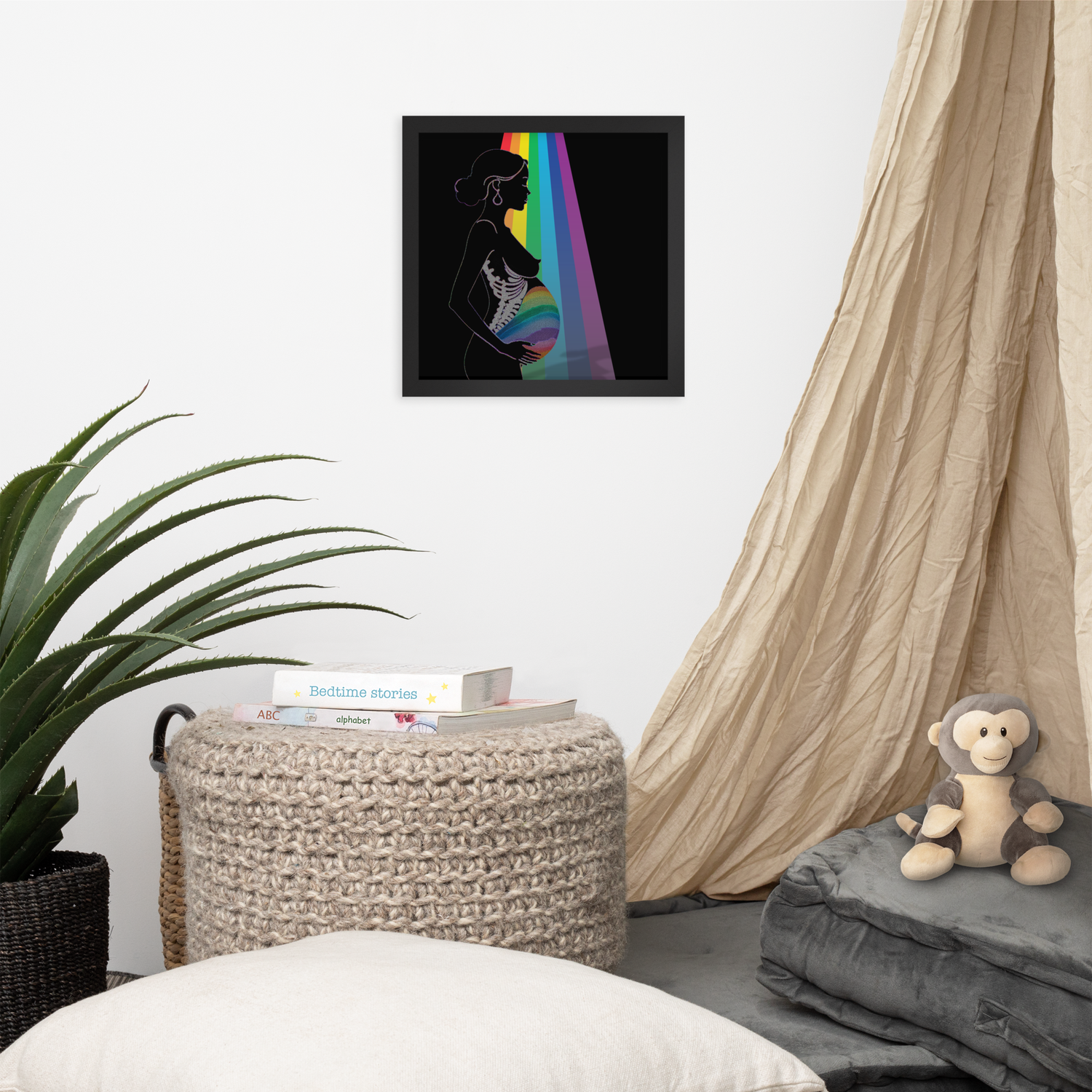 Framed Wall Art - Motherhood - Rainbow Baby