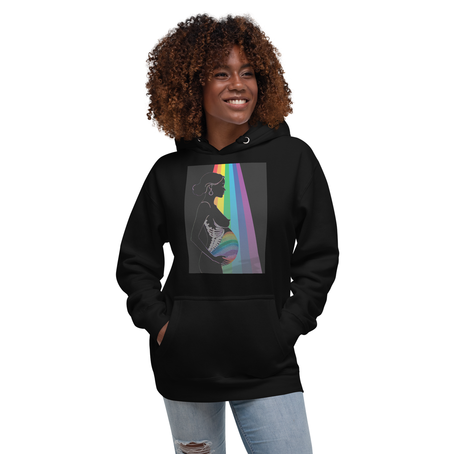 Unisex Hoodie - Motherhood - Rainbow Baby