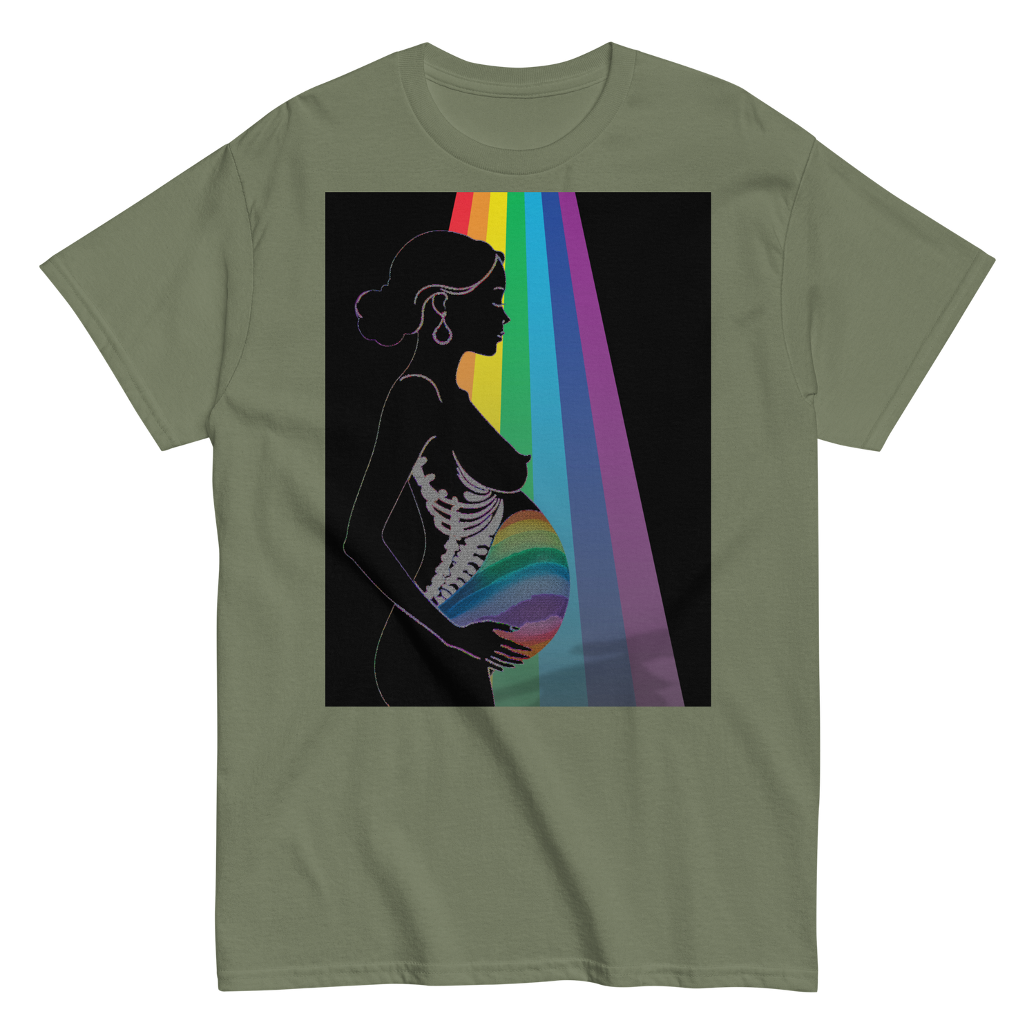 Unisex classic tee - Motherhood - Rainbow Baby