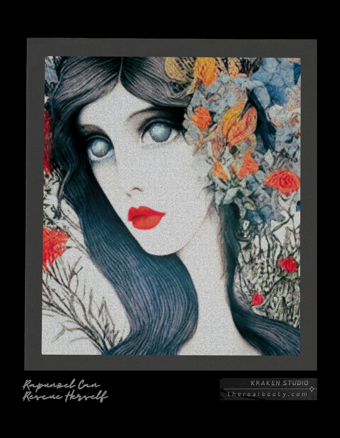 Throw Blanket - Rapunzel Can Rescue Herself