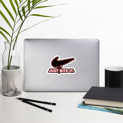 Bubble-free stickers - Halloween - Just Bite It - Vampire Swoosh
