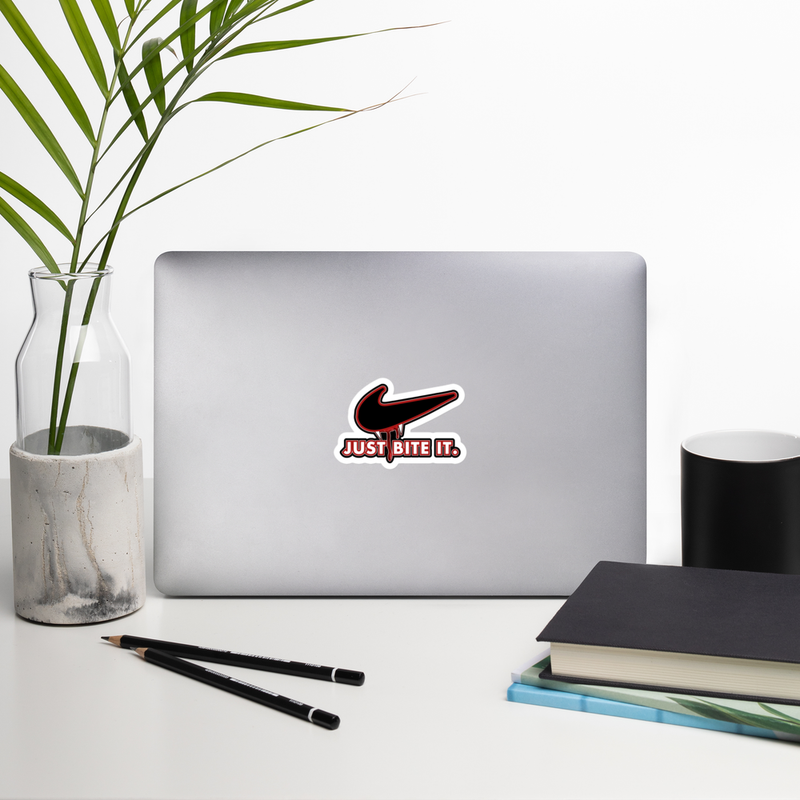 Bubble-free stickers - Halloween - Just Bite It - Vampire Swoosh