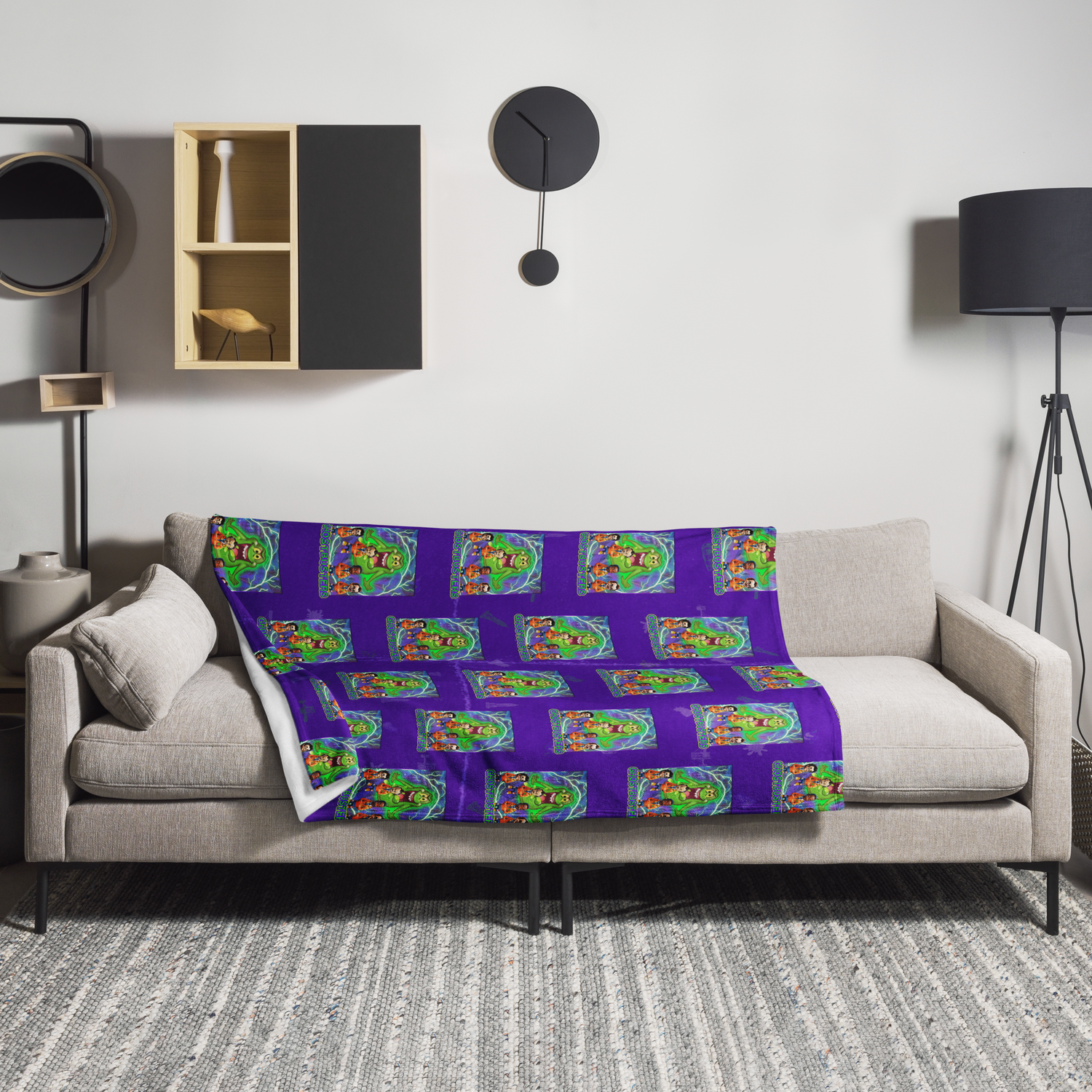 Throw Blanket - Ghostbusters - Cross the Streams Slimer