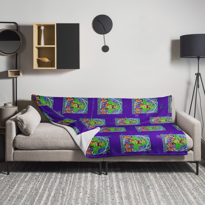 Throw Blanket - Ghostbusters - Cross the Streams Slimer