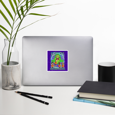 Bubble-free stickers - Ghostbusters - Cross the Streams Slimer